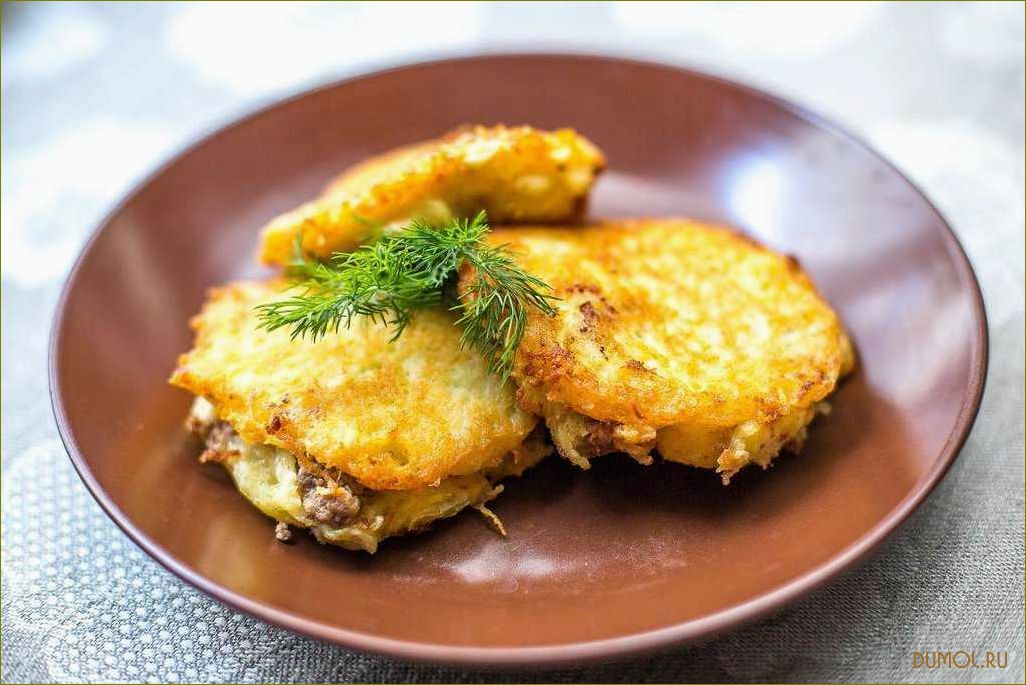(рецепт, фаршированных, картофельных, оладий, просто) Рецепт фаршированных картофельных оладий: просто и вкусно!