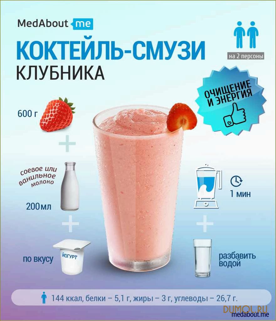 Как приготовить смузи в домашних условиях