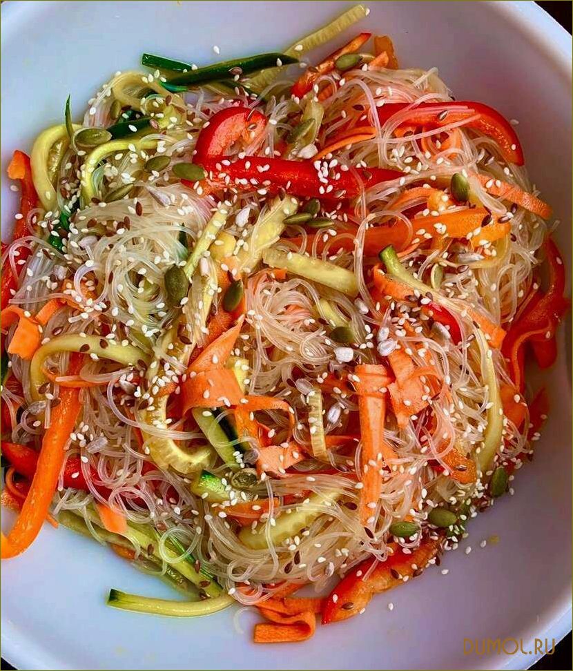 (рецепты, полезные, свойства, фунчозы, овощами) Рецепты и полезные свойства фунчозы с овощами: как приготовить и почему это полезно
