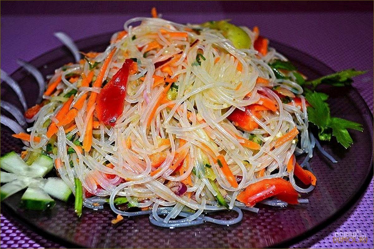 (рецепты, полезные, свойства, фунчозы, овощами) Рецепты и полезные свойства фунчозы с овощами: как приготовить и почему это полезно