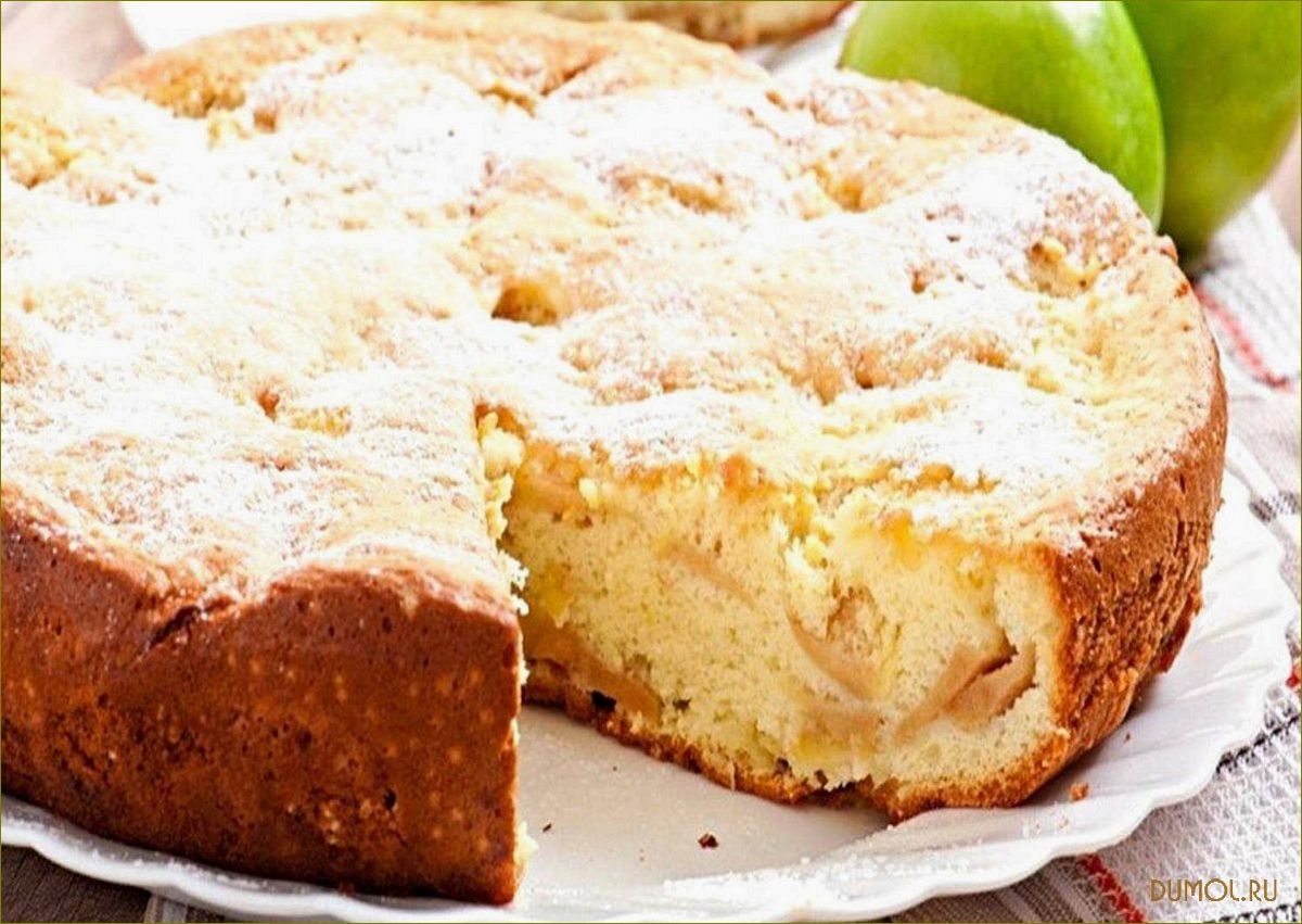 (шарлотка, классическая, яблоками) Шарлотка классическая с яблоками