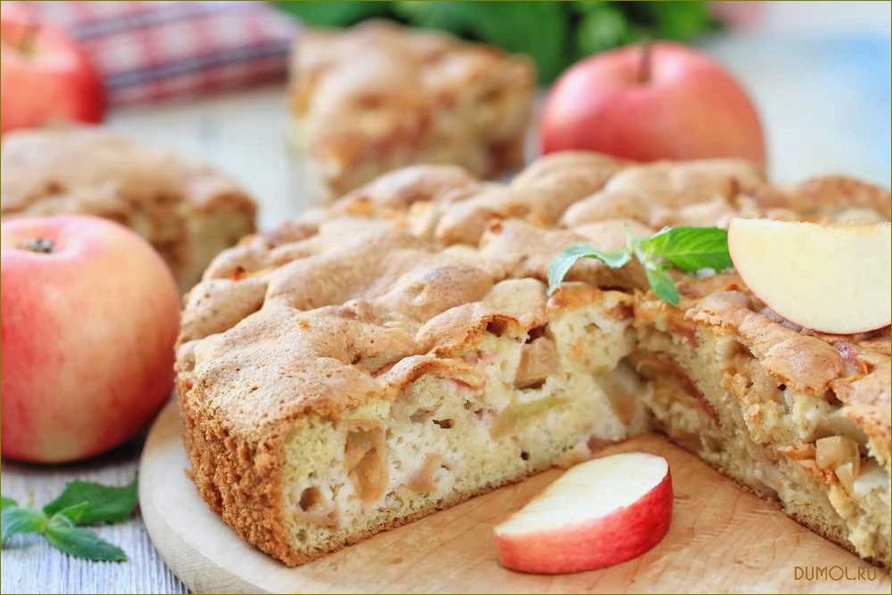 (шарлотка, классическая, яблоками) Шарлотка классическая с яблоками