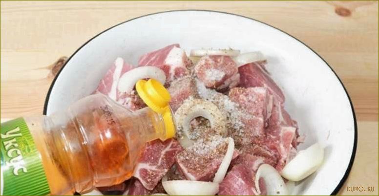 (рецепт, шашлыка, маринаде, соды) Рецепт шашлыка в маринаде из соды