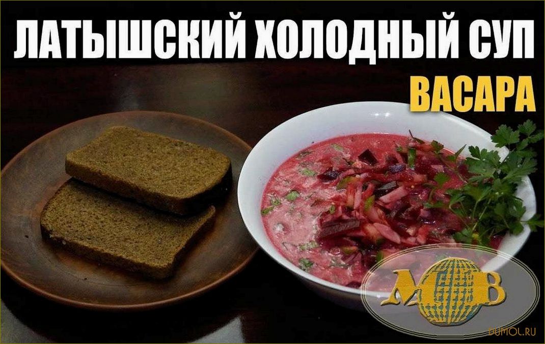 Холодный латышский суп: рецепт приготовления и особенности