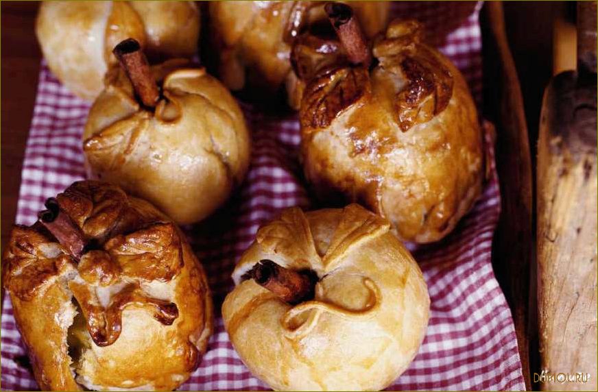 Яблоки, фаршированные карамелизированной сливой