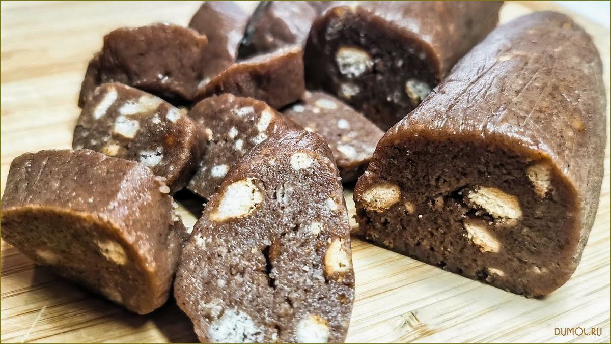 (рецепт, шоколадной, колбасы, печенья) Рецепт шоколадной колбасы из печенья