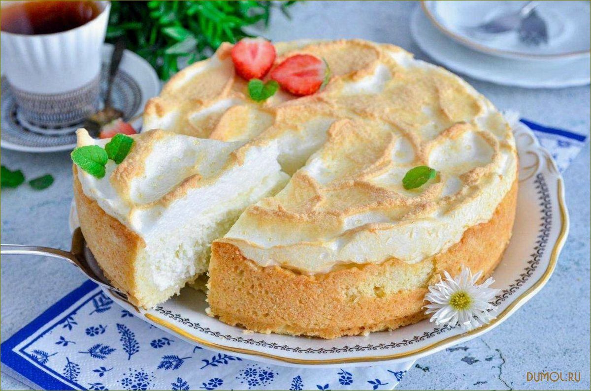 (шарлотка, яблоками, безе) Шарлотка с яблоками и безе