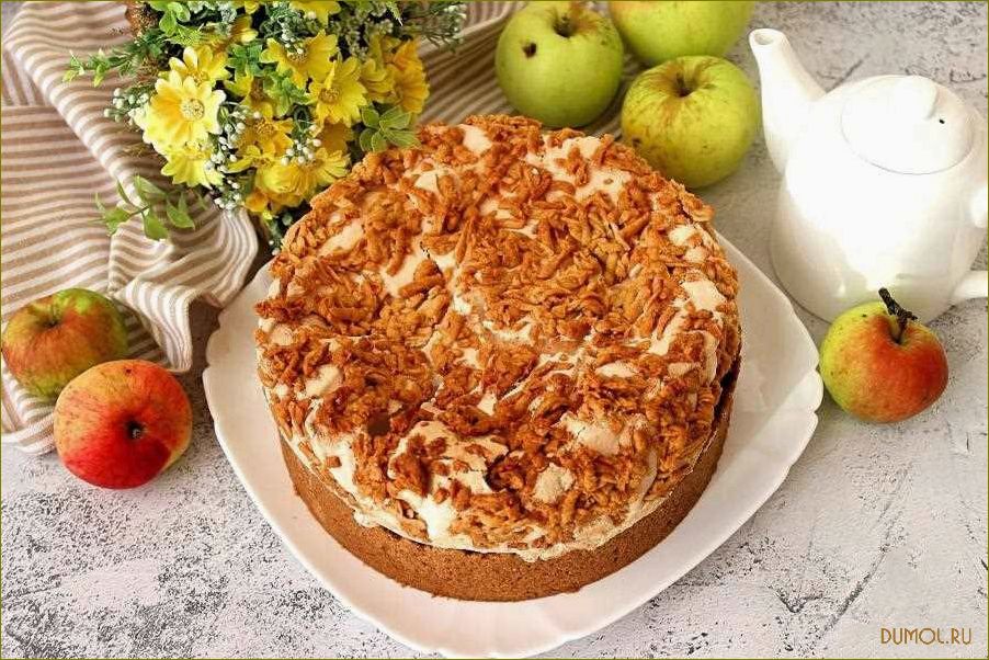 (шарлотка, яблоками, безе) Шарлотка с яблоками и безе