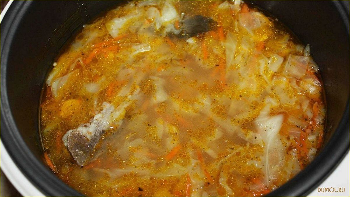 Рецепт приготовления щей из кислой капусты в мультиварке
