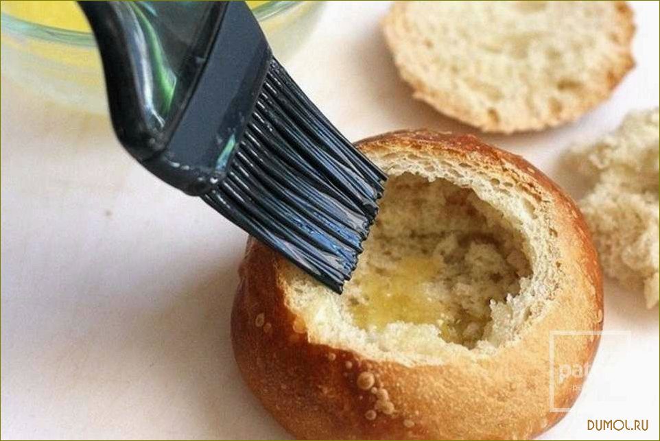 (яичница, хлебном, горшочке) Яичница в хлебном горшочке