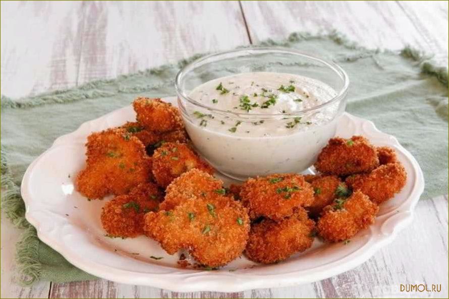 (шампиньоны, чесночной, панировке) Шампиньоны в чесночной панировке