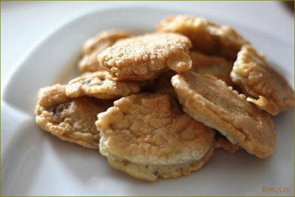 Шампиньоны в кляре
