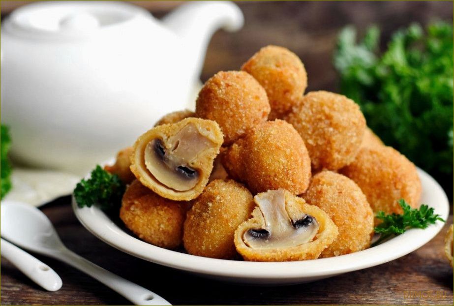Шампиньоны в кляре