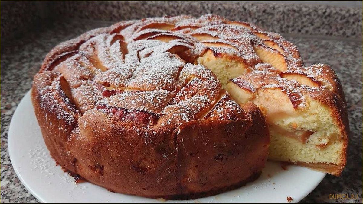 (рецепт, шарлотки, яблоками, разрыхлителя) Рецепт шарлотки с яблоками без разрыхлителя