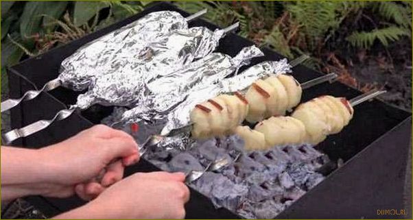 Шашлык гармошкой