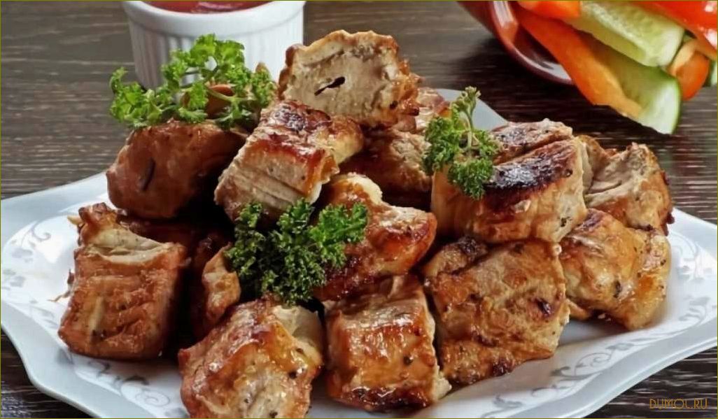 (шашлык, овощами, горчичном, маринаде) Шашлык с овощами в горчичном маринаде