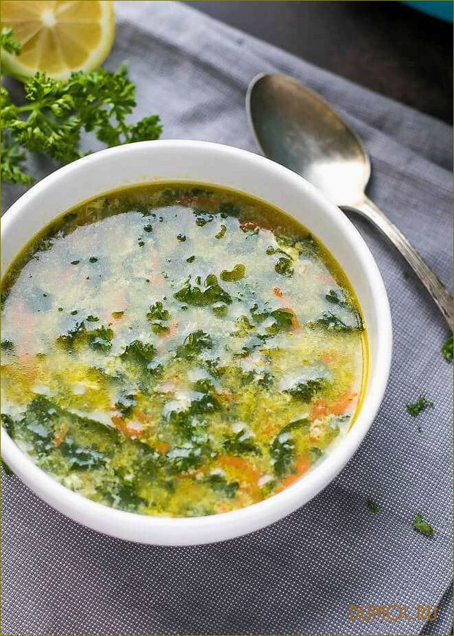 Щавелевый суп с яйцом и курицей