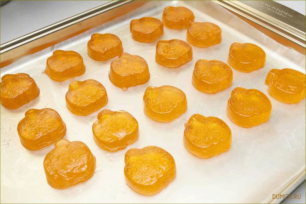 Рецепт приготовления яблочного мармелада в домашних условиях