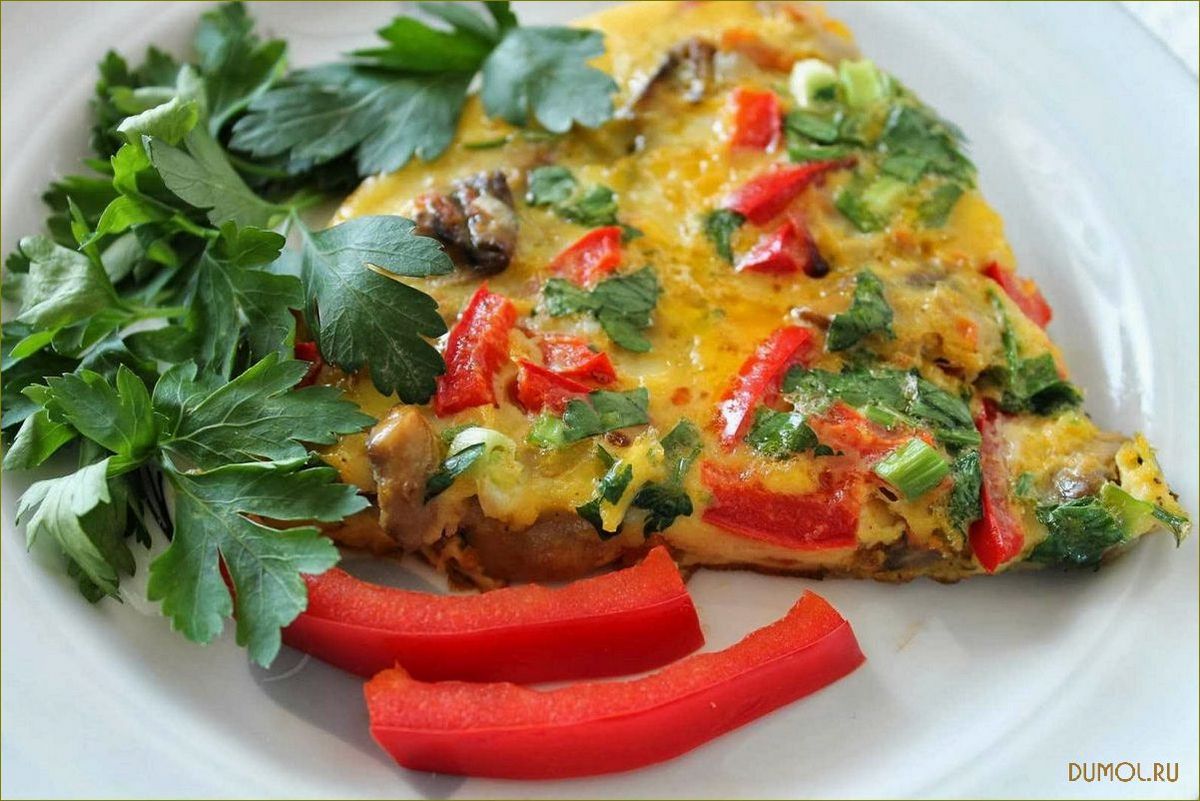 Яичница с кабачками и помидорами