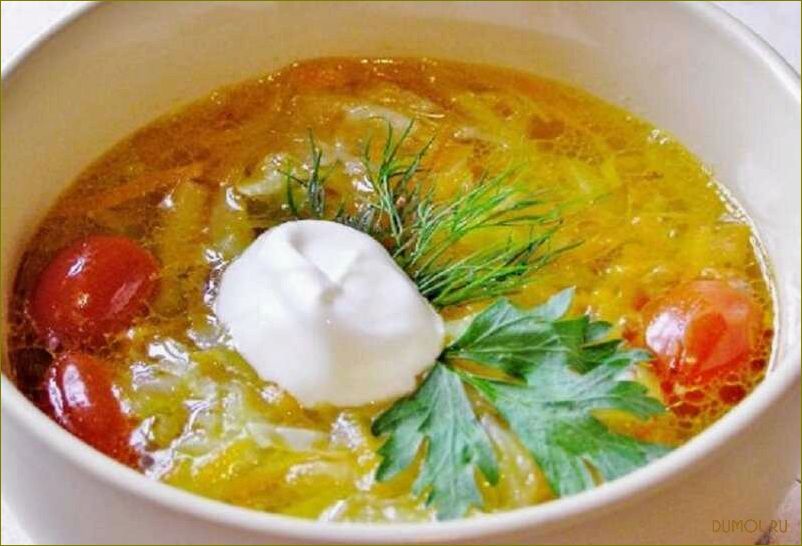 (рецепт, свежей, капусты, курином, бульоне) Рецепт щей из свежей капусты на курином бульоне