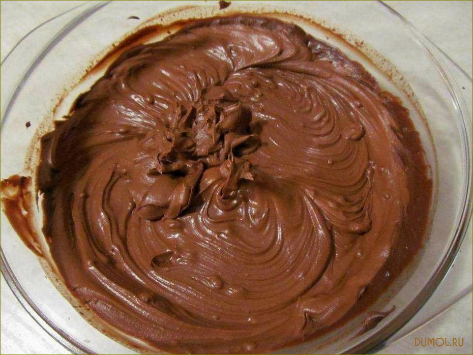 Шоколадный крем: классический рецепт
