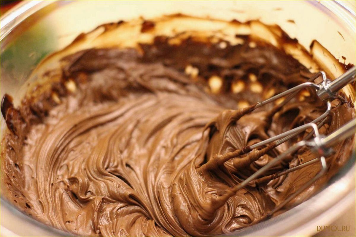 Шоколадный крем: классический рецепт