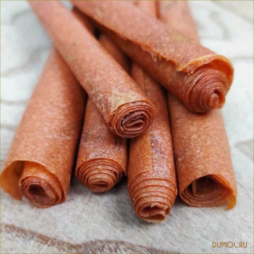 Яблочная пастила: рецепт и полезные свойства