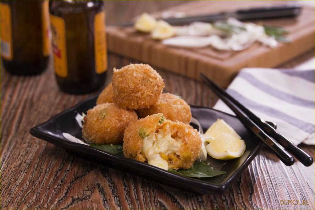 Японские рисовые шарики с сыром