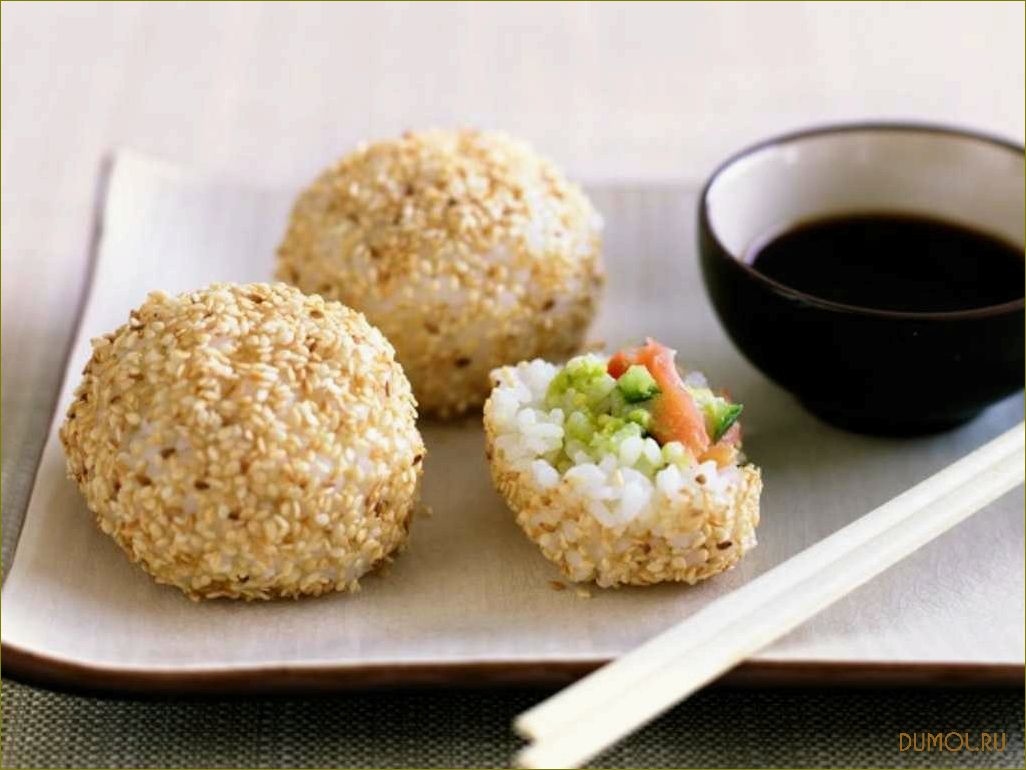 Японские рисовые шарики с сыром